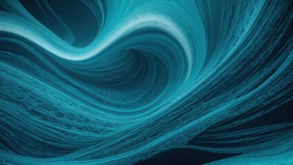 Dynamic abstract design with flowing blue curves, ideal for modern digital art, technology themes, or ocean-inspired visuals