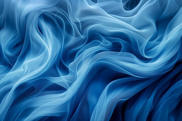 Obraz premium Abstract blue wave background