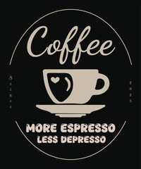 coffee tshirt design