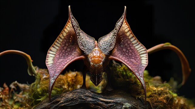 Close-Up of a Unique and Beautiful Tropical Flower