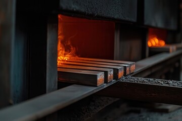 Production process using heat treatment to alter the properties of metals, like hardness or ductility, production process, heat treatment