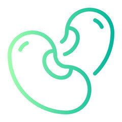 bean gradient icon