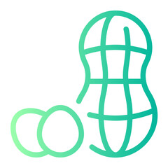peanut gradient icon