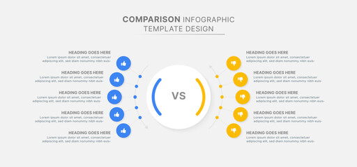 Dos and Don’ts Comparison Infographic Design Template