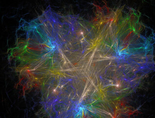 Imaginatory fractal abstract background Image