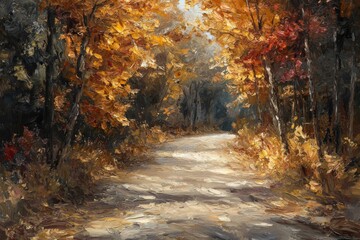 Obraz premium Abstract oil painting illustration background created with Generative AI