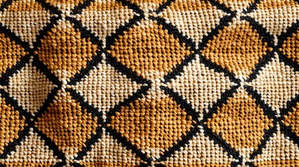 Vibrant Fabric design with geometric patterns. Ideal for backgrounds, textures, and patterns.