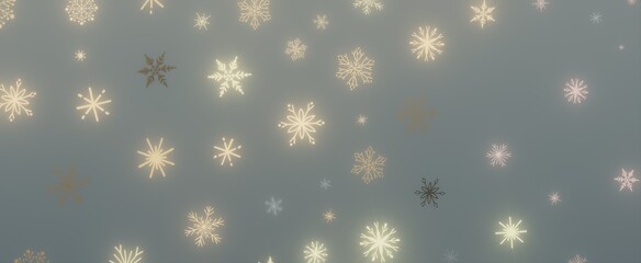 Glimmering Snowflakes