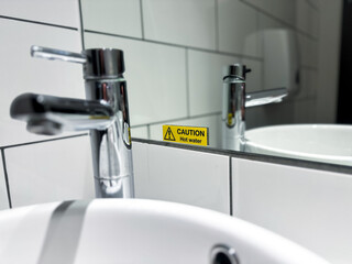 Tap / faucet in a bathroom