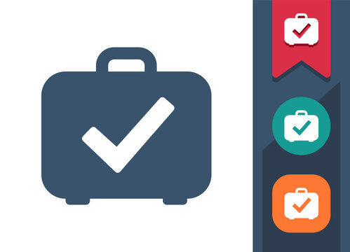 Luggage, Baggage, Airport Security Icon