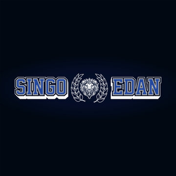 singo edan vector illustration