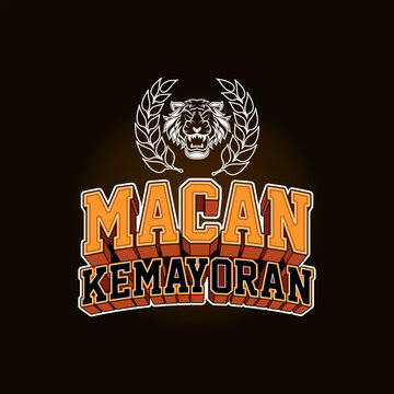 macan kemayoran vector illustration