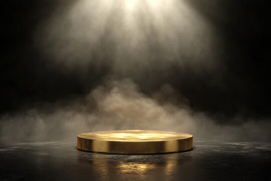 Background spotlight lighting platform.