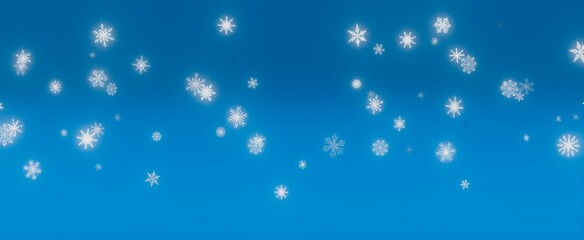 Fototapeta premium Falling Snowflakes
