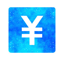 Obraz premium 青い星空｜シンプルな円マーク