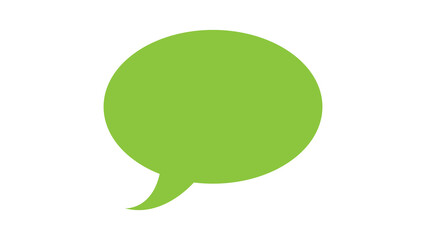 green speech bubble icon