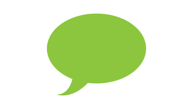 green speech bubble icon