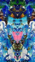 Abstract background wallpaper. Ethnic pattern. Mixtures of oil paint. Trendy hand painting canvas. Wall decor and Wall art prints Idea. 3D Texture. Art object