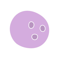 a bowling ball cartoon icon