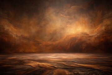 Abstract Dark Brown Background with High Dynamic Range for Stunning Visuals