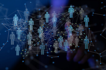 Unity group and teamwork concept