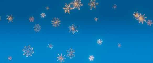 Winter Wonderland - Falling Snowflakes