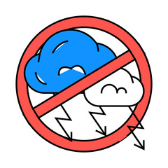 ban negativity business ethics line icon vector. ban negativity business ethics sign. isolated symbol illustration