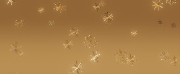 Golden Snowflakes