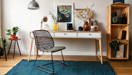 Obraz premium Mid-Century Modern Interior