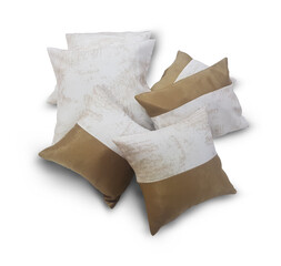 Set of modern decorative pillows