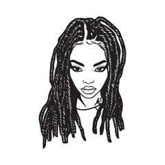 black hair styling for woman