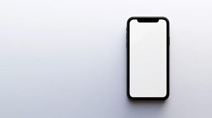 Modern Smartphone Isolated on a White Background Minimalist Technology Design for Everyday Use. Generative AI