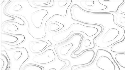 Abstract background with waves Geographic mountain relief. Contour maps.