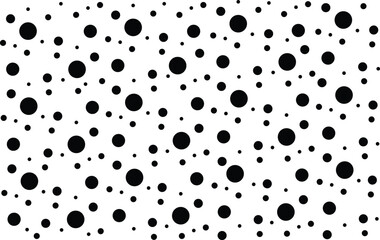 Abstract polka dot pattern