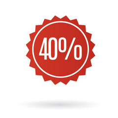 Sale animation 40% sale, discount animation, sale animation	