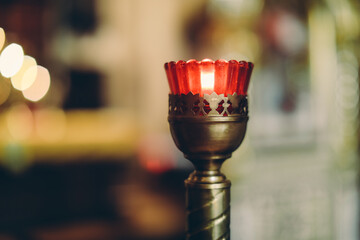 candles in the church
