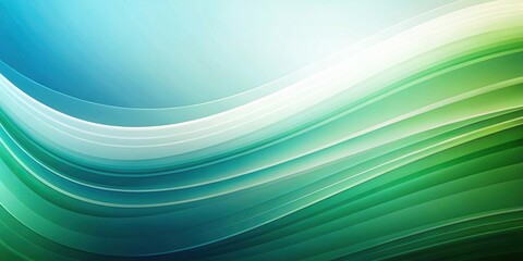 Abstract wallpaper with high angle green, blue, and white smooth gradients