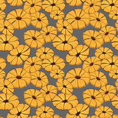 Yellow gerbera fields for your design