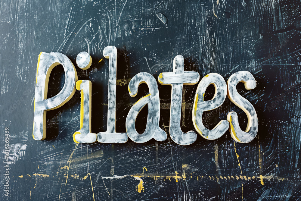 Aufkleber pilates is a form of exercise that focuses on strengthening the core muscles. it involves a series o
