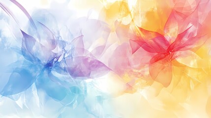 Colorful abstract flower texture illustration poster background