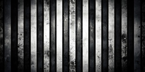 Black and White Grunge Stripes Pattern for Night Photography and Interior Design