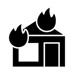 Wildfire glyph icon