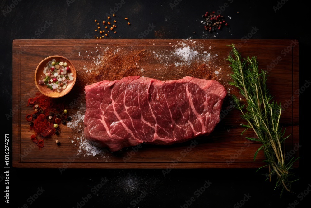 Poster Beef ingredient kobe beef vegetable.