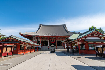Obraz premium 浅草寺本堂(観音堂) 東京都台東区浅草