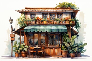 Table architecture restaurant outdoors.