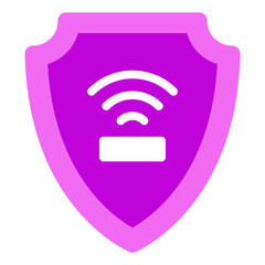 VPN Cyber Security icon illustration 