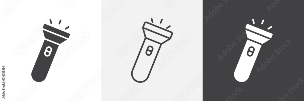 Poster flashlight icon. for web ui designs