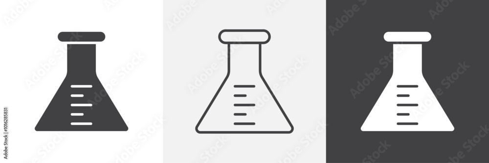 Poster flask icon. for web ui designs