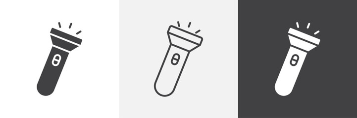 Flashlight icon. for web ui designs