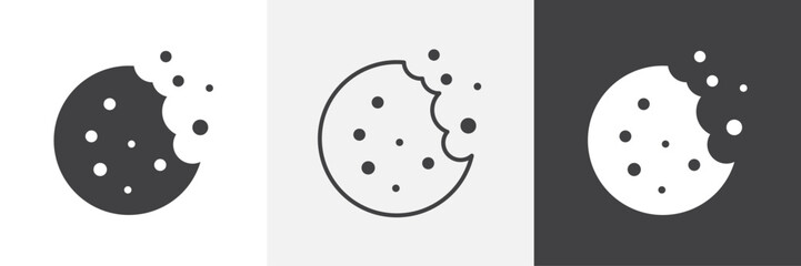 Cookie icon. for web ui designs